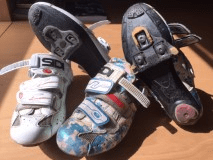 Schoenplaatjes Look versus Ultegra. 